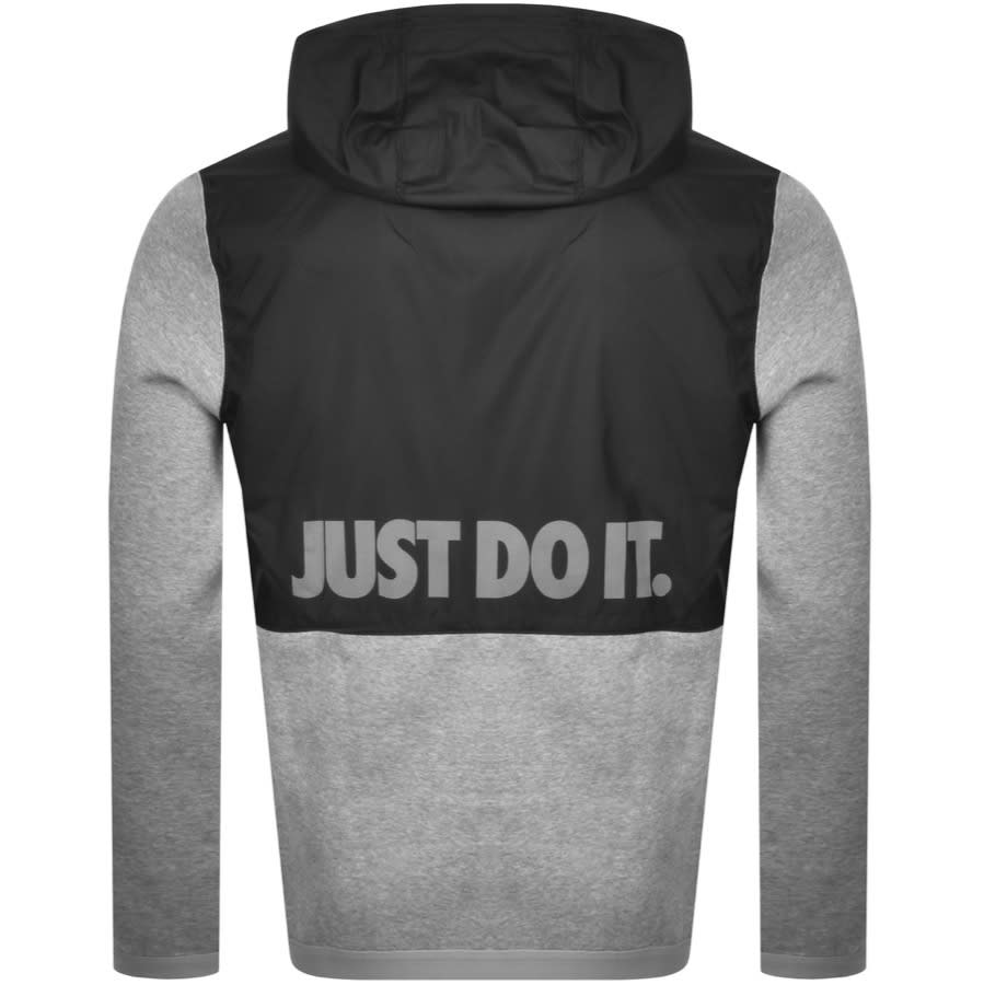 Nike Reflective Logo Hoodie Black Mainline Menswear